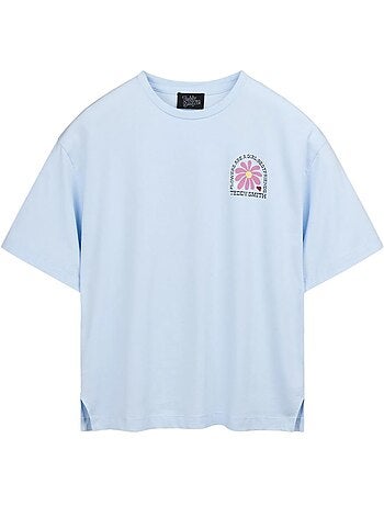 Teddy smith flowa t-shirt voor dames met rozenprint