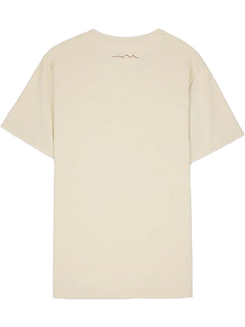 Teddy Smith Gabriel Ecru T-shirt voor Heren Ecru - Kiabi