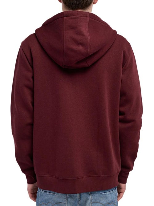 Teddy Smith Giclass Bordeaux Heren Sweatvest met Rits - Kiabi Teddy Smith Giclass Bordeaux Heren Sweatvest met Rits - Kiabi