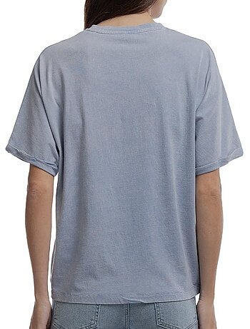 Teddy smith glitter t-shirt voor dames - blauw