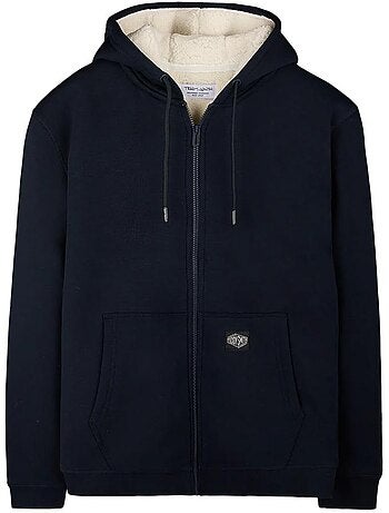 Teddy smith gony heren sweatvest marineblauw