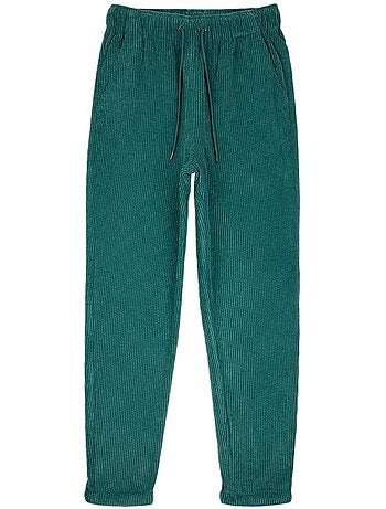 Teddy smith groene corduroy broek voor jongens