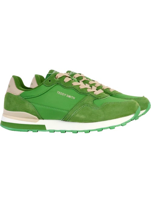 Teddy Smith Groene Heren Sneakers 120097 - Kiabi Teddy Smith Groene Heren Sneakers 120097 - Kiabi