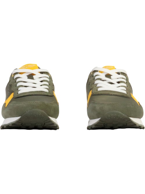 Teddy Smith Heren Sneakers Kaki/Geel 120667 - Kiabi Teddy Smith Heren Sneakers Kaki/Geel 120667 - Kiabi