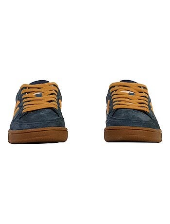 Teddy smith heren sneakers kaki/oranje 120310