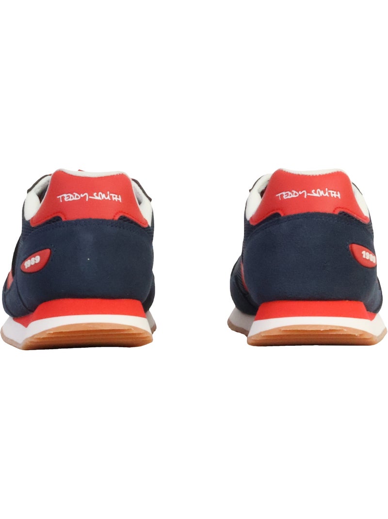 Teddy Smith Heren Sneakers Marine/Rood 120501 Marineblauw - Kiabi