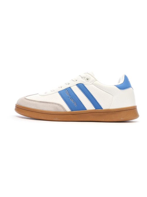 Teddy Smith Heren Sneakers Wit/Blauw 120032 - Kiabi Teddy Smith Heren Sneakers Wit/Blauw 120032 - Kiabi