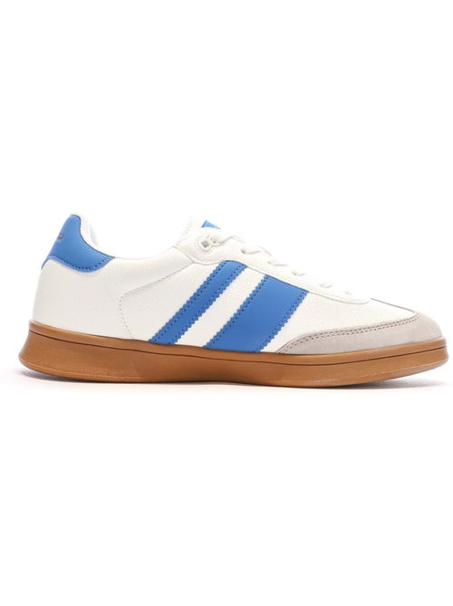 Teddy Smith Heren Sneakers Wit/Blauw 120032 - Kiabi Teddy Smith Heren Sneakers Wit/Blauw 120032 - Kiabi
