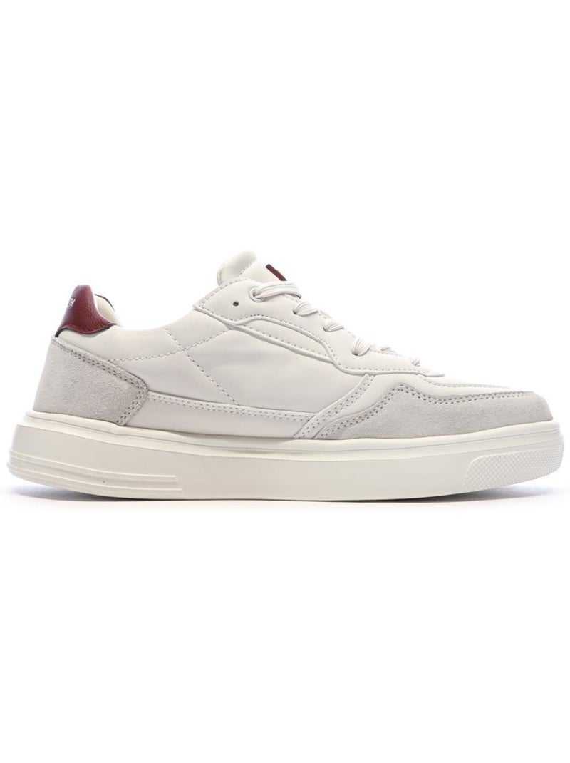 Teddy Smith Heren Sneakers Wit/Bordeaux Rood 120004 Wit - Kiabi