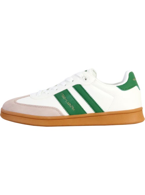 Teddy Smith Heren Sneakers Wit/Groen 120032 - Kiabi Teddy Smith Heren Sneakers Wit/Groen 120032 - Kiabi
