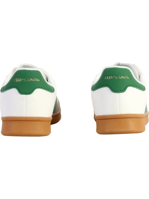Teddy Smith Heren Sneakers Wit/Groen 120032 - Kiabi Teddy Smith Heren Sneakers Wit/Groen 120032 - Kiabi