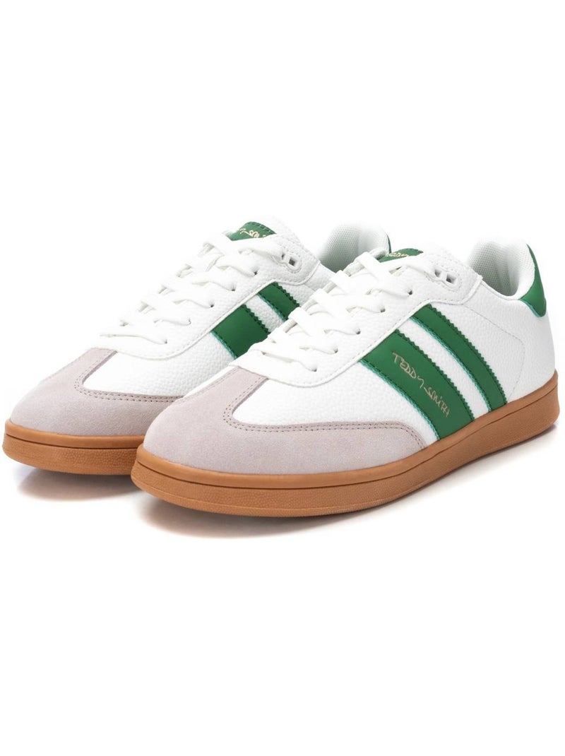 Teddy Smith Heren Sneakers Wit/Groen 120032 Wit - Kiabi