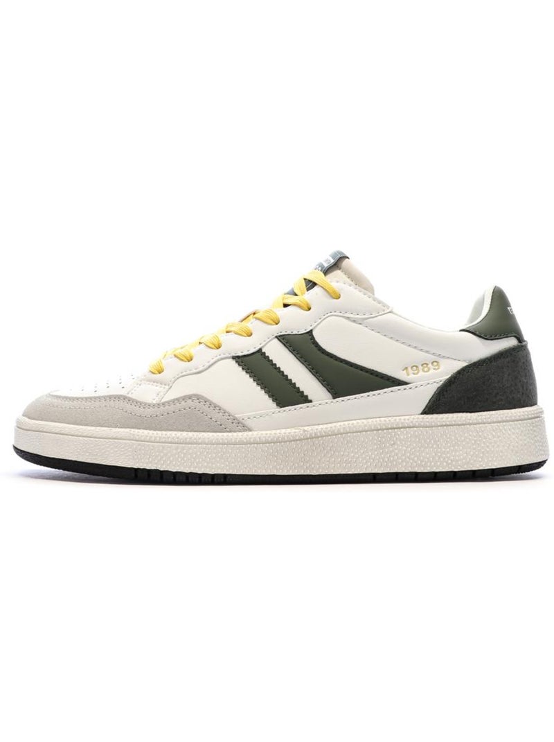 Teddy Smith Heren Sneakers Wit/Kaki 120597 Wit - Kiabi