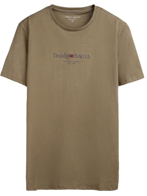 Teddy smith heren t-shirt lichtbruin kaki 11017024d0 - Kiabi Teddy smith heren t-shirt lichtbruin kaki 11017024d0 - Kiabi