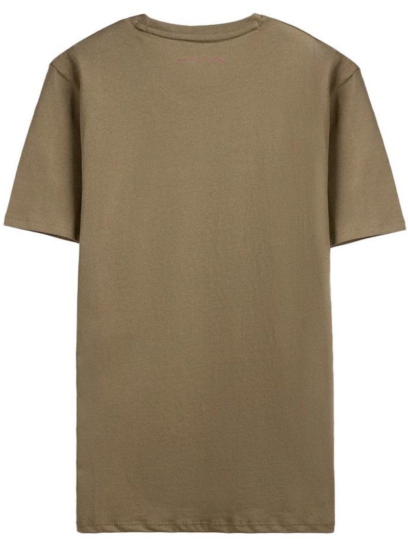 Teddy smith heren t-shirt lichtbruin kaki 11017024d0 Licht kakigroen - Kiabi