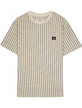 Teddy smith jedo t-shirt voor heren - beige/marine