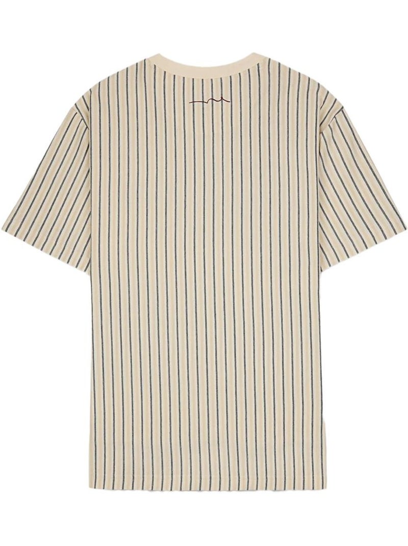 Teddy Smith Jedo T-shirt voor Heren - Beige/Marine Licht kakigroen - Kiabi