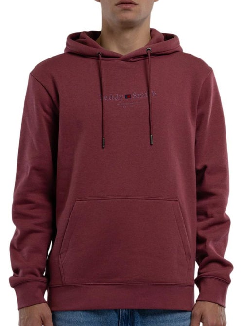 Teddy smith jim bordeaux heren hoodie 10816997d - Kiabi