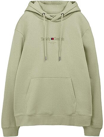 Teddy smith jim heren hoodie wit