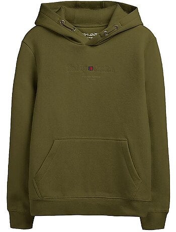 Teddy smith jim heren hoodie wit