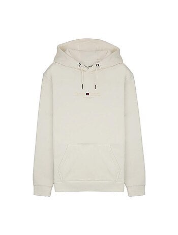Teddy smith jim heren hoodie wit