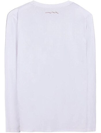 Teddy smith jim heren t-shirt lange mouwen marineblauw