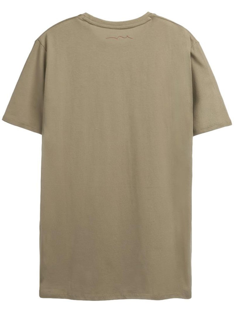 Teddy smith jim t-shirt voor heren - beige Beige - Kiabi