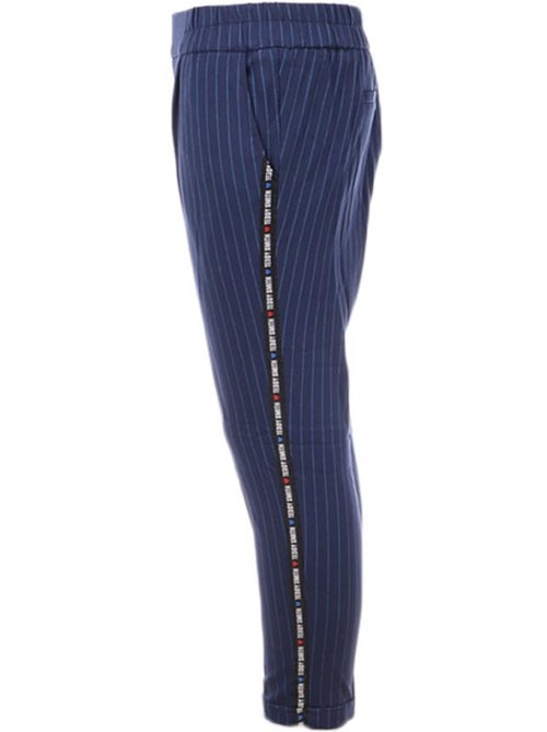 Teddy Smith Joggingbroek voor Meisjes - Blauw Gestreepte Pantalon - Kiabi Teddy Smith Joggingbroek voor Meisjes - Blauw Gestreepte Pantalon - Kiabi