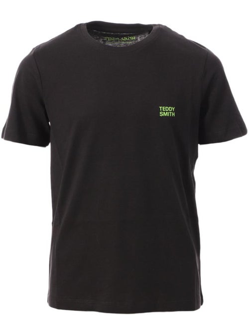 Teddy Smith Jongens T-shirt Zwart 61007414D - Kiabi Teddy Smith Jongens T-shirt Zwart 61007414D - Kiabi