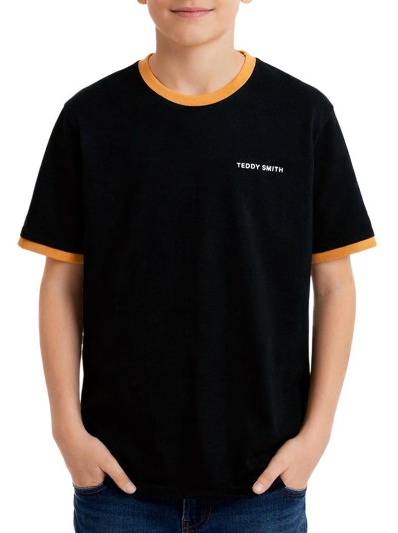 Teddy smith jongens t-shirt zwart 61007493d Zwart - Kiabi