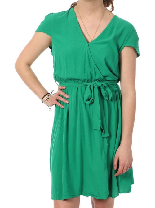 Teddy Smith Laura Groene Jurk voor Dames - Kiabi Teddy Smith Laura Groene Jurk voor Dames - Kiabi