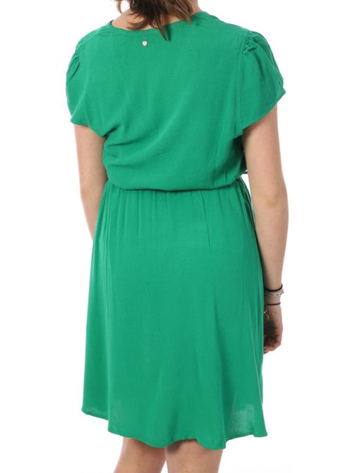 Teddy Smith Laura Groene Jurk voor Dames - Kiabi Teddy Smith Laura Groene Jurk voor Dames - Kiabi