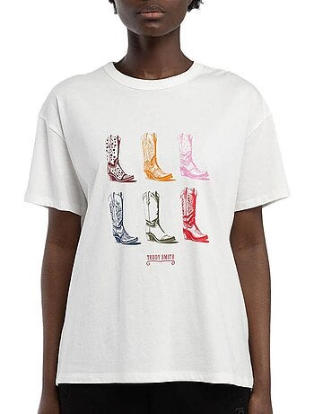 Teddy smith leya wit dames t-shirt