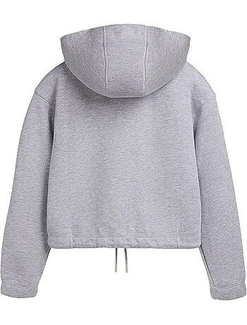 Teddy smith lilou meisjes sweatshirt grijs