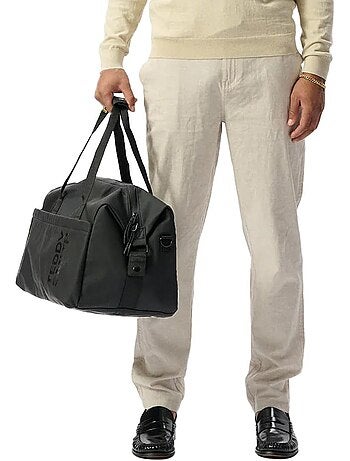 Teddy smith linnen beige heren pantalon