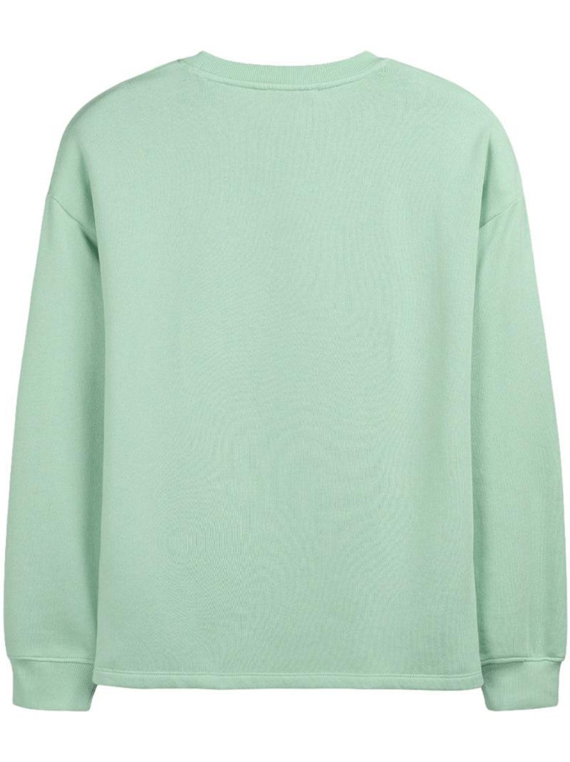 Teddy smith lucile groene dames sweatshirt Groen - Kiabi