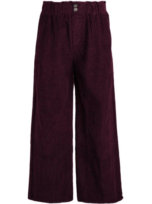 Teddy Smith Lylia Bordeaux Dames Fluwelen Broek - Kiabi Teddy Smith Lylia Bordeaux Dames Fluwelen Broek - Kiabi