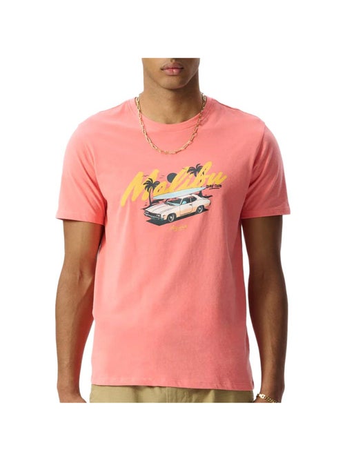 Teddy Smith Malibu T-shirt voor Heren - Roze - Kiabi Teddy Smith Malibu T-shirt voor Heren - Roze - Kiabi