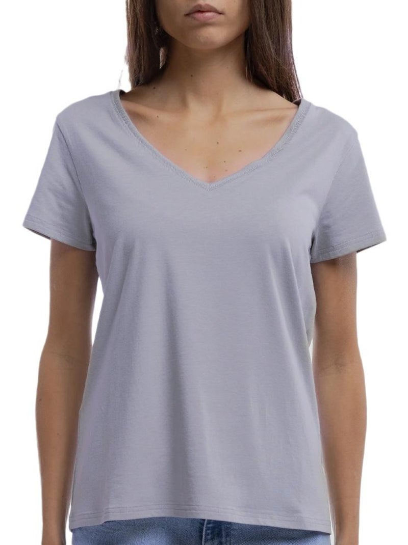 Teddy Smith Mia Dames T-shirt Blauw Blauw - Kiabi