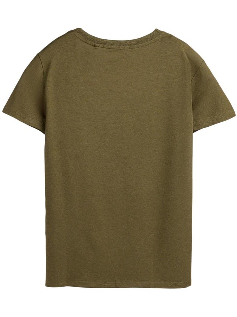 Teddy Smith Mia Kaki T-shirt voor Dames Licht kakigroen - Kiabi