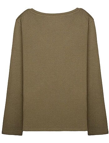 Teddy smith miana kaki t-shirt voor dames