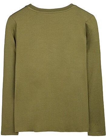 Teddy smith miana kaki t-shirt voor dames