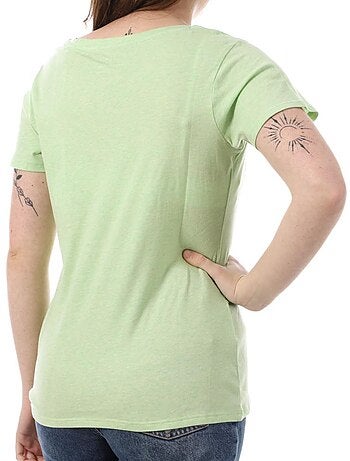 Teddy smith narcisse t-shirt voor dames - roze