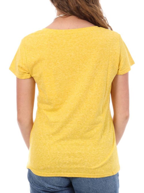 Teddy smith narcy geel dames t-shirt - Kiabi Teddy smith narcy geel dames t-shirt - Kiabi