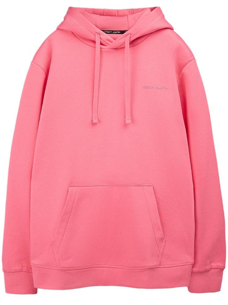 Teddy smith nark donkerroze hoodie voor heren Roze - Kiabi