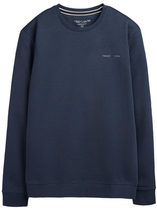 Teddy Smith Nark Marine Heren Sweatshirt - Kiabi Teddy Smith Nark Marine Heren Sweatshirt - Kiabi