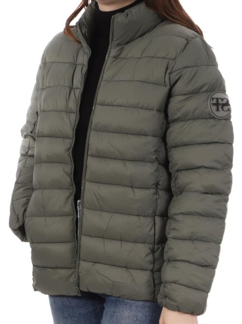 Teddy Smith Nova Khaki Dames Puffer Jas - Kiabi Teddy Smith Nova Khaki Dames Puffer Jas - Kiabi