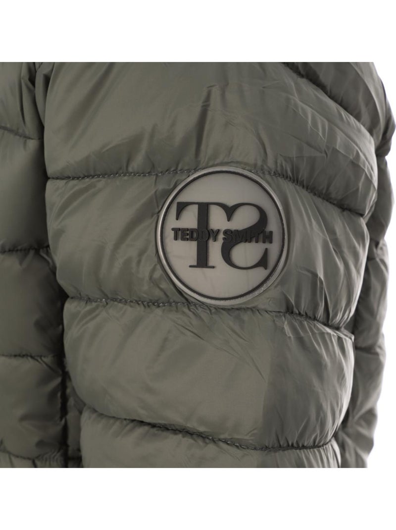 Teddy Smith Nova Khaki Dames Puffer Jas Licht kakigroen - Kiabi