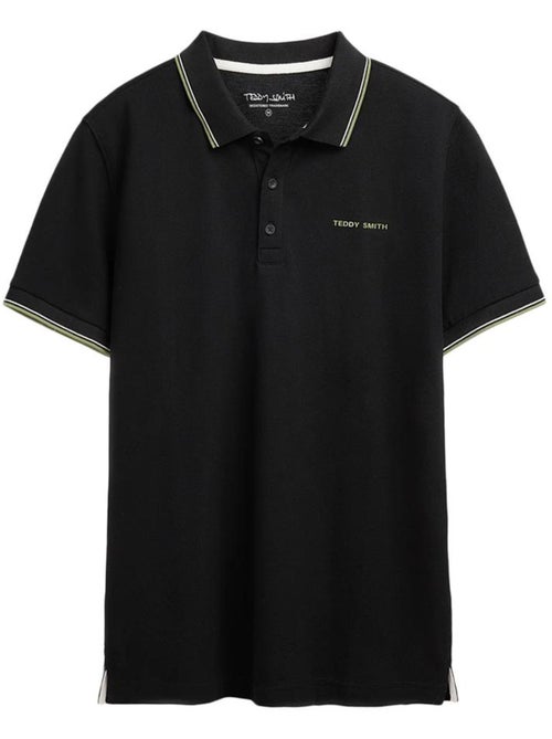 Teddy smith pasian 2 polo voor heren - zwart/kaki - Kiabi Teddy smith pasian 2 polo voor heren - zwart/kaki - Kiabi