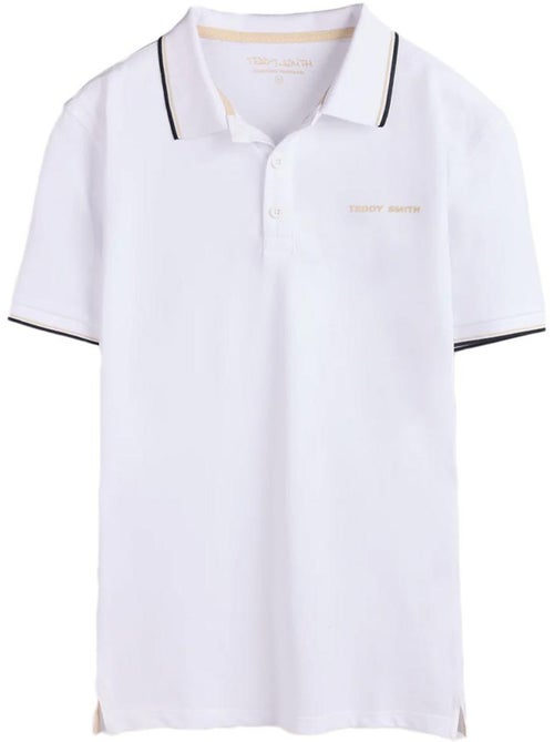 Teddy smith pasian 22 witte polo voor heren - Kiabi Teddy smith pasian 22 witte polo voor heren - Kiabi